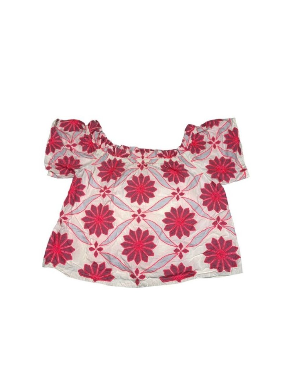 Maeve Off Shoulder Peasant Top Multicolor Size Large